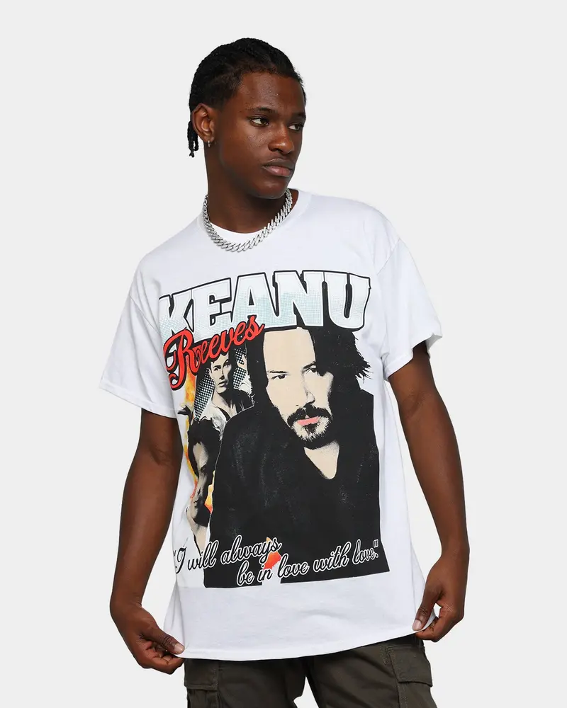 Goat Crew Keanu Lover Vintage T-Shirt White 1