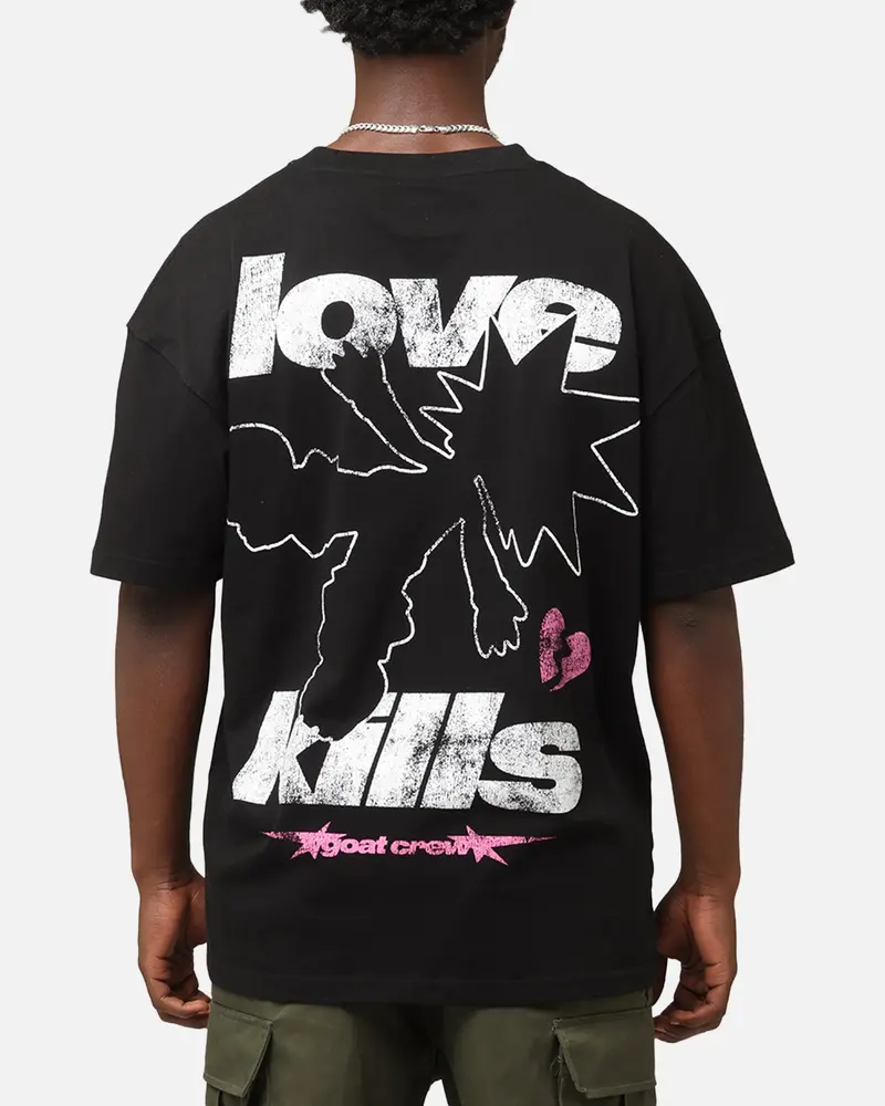 Goat Crew Love Kills T-Shirt Black 1