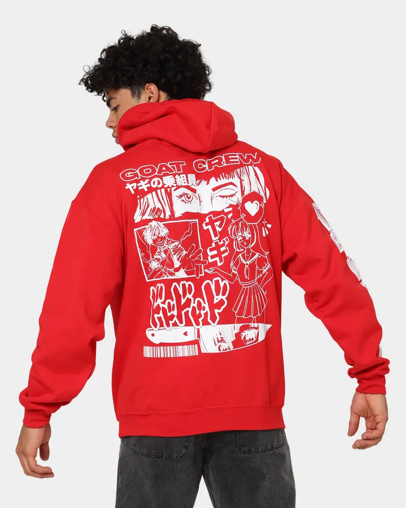Goat Crew Niseko Hoodie Red 1