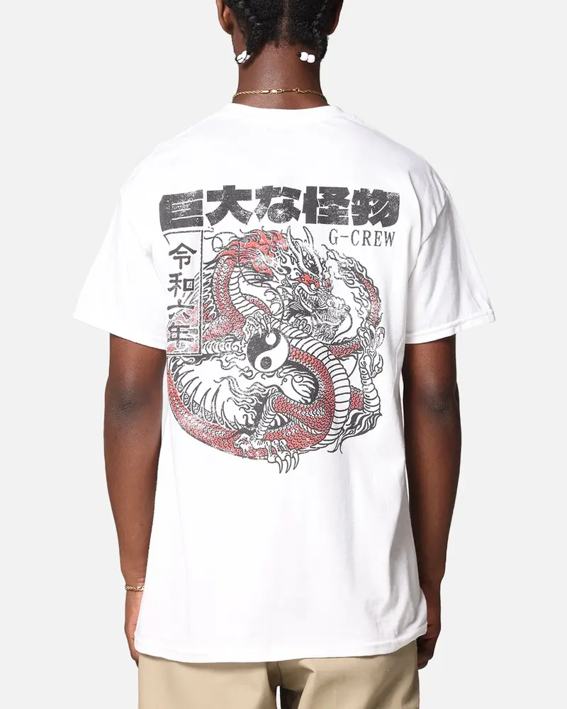 Goat Crew Osaka Dragon T-Shirt White 1