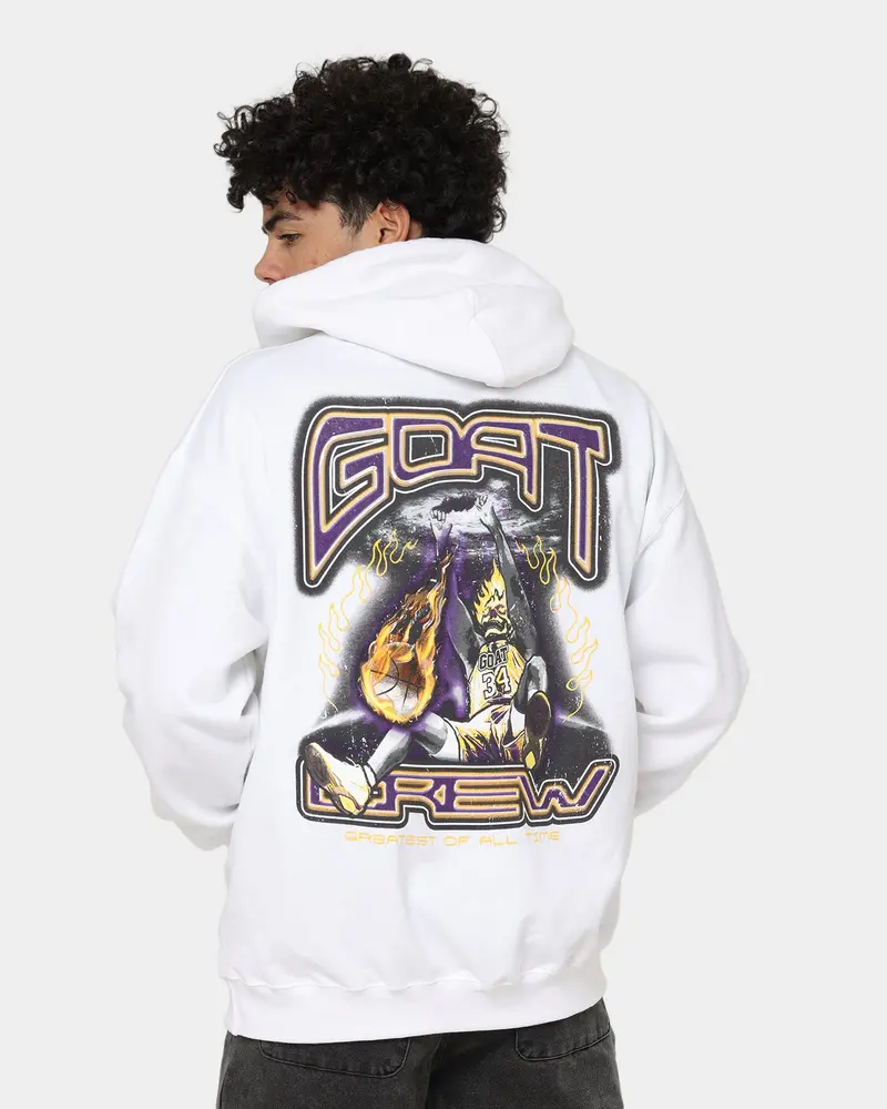 Goat Crew Space Slam Hoodie White 1