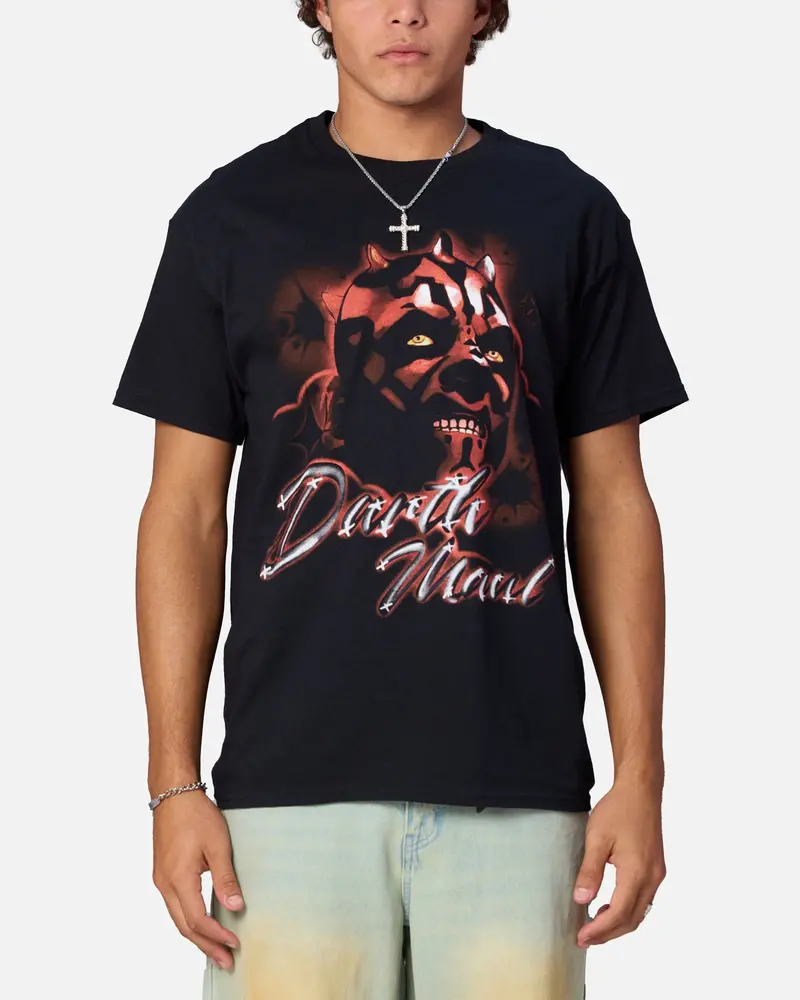 Goat Crew Star Wars Darth Maul Airbrush T-Shirt Black 1