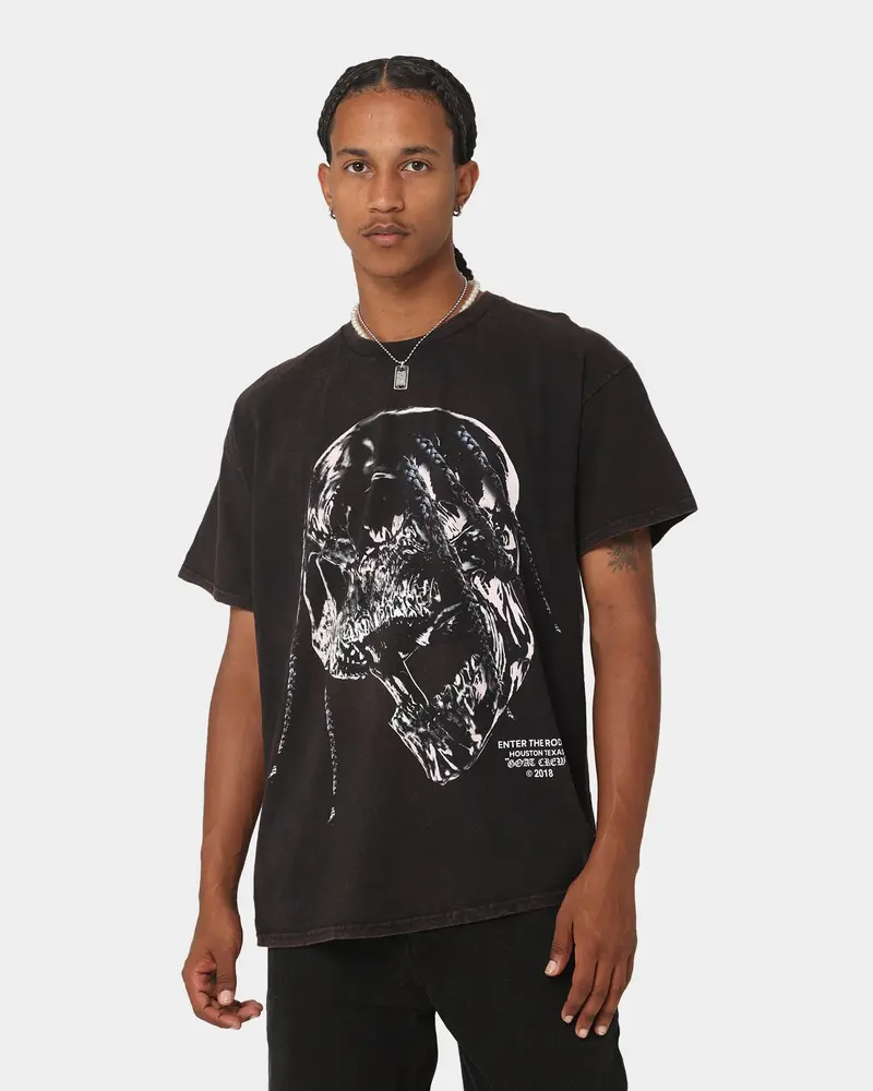 Goat Crew Utopia Vintage T-Shirt Washed Black 1