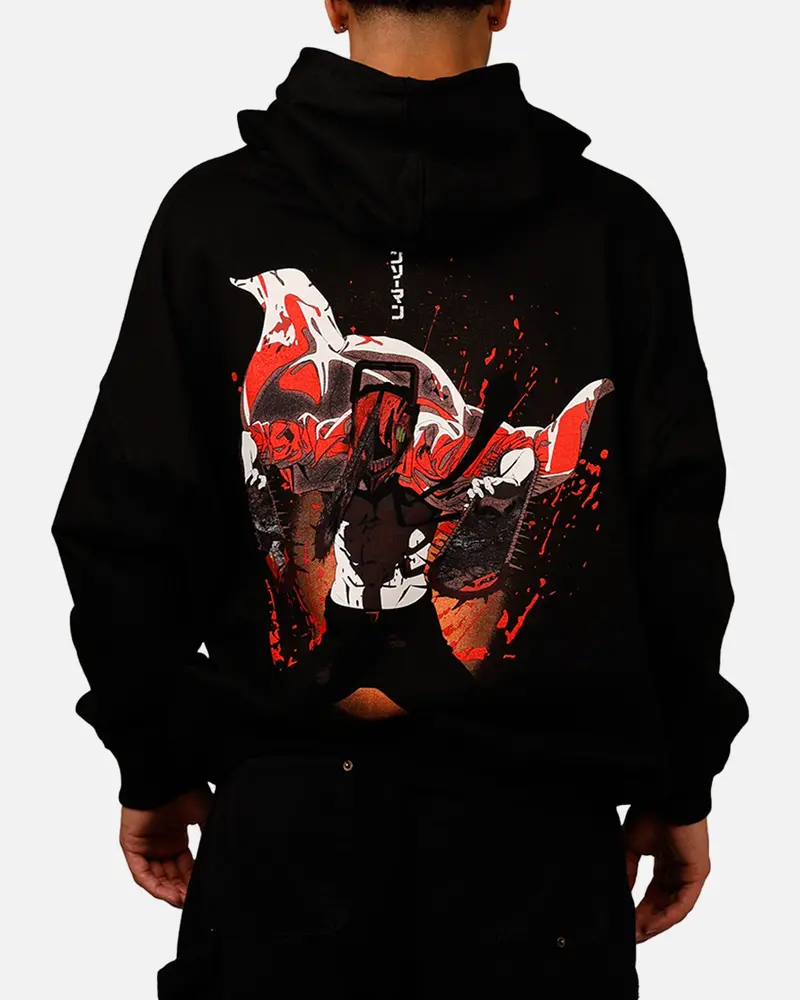 Goat Crew X Csm Chainsawman Premium Hoodie Black 1