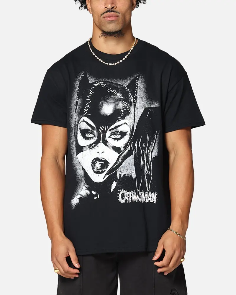 Goat Crew X Dc Batman Catwoman T-Shirt Black 1