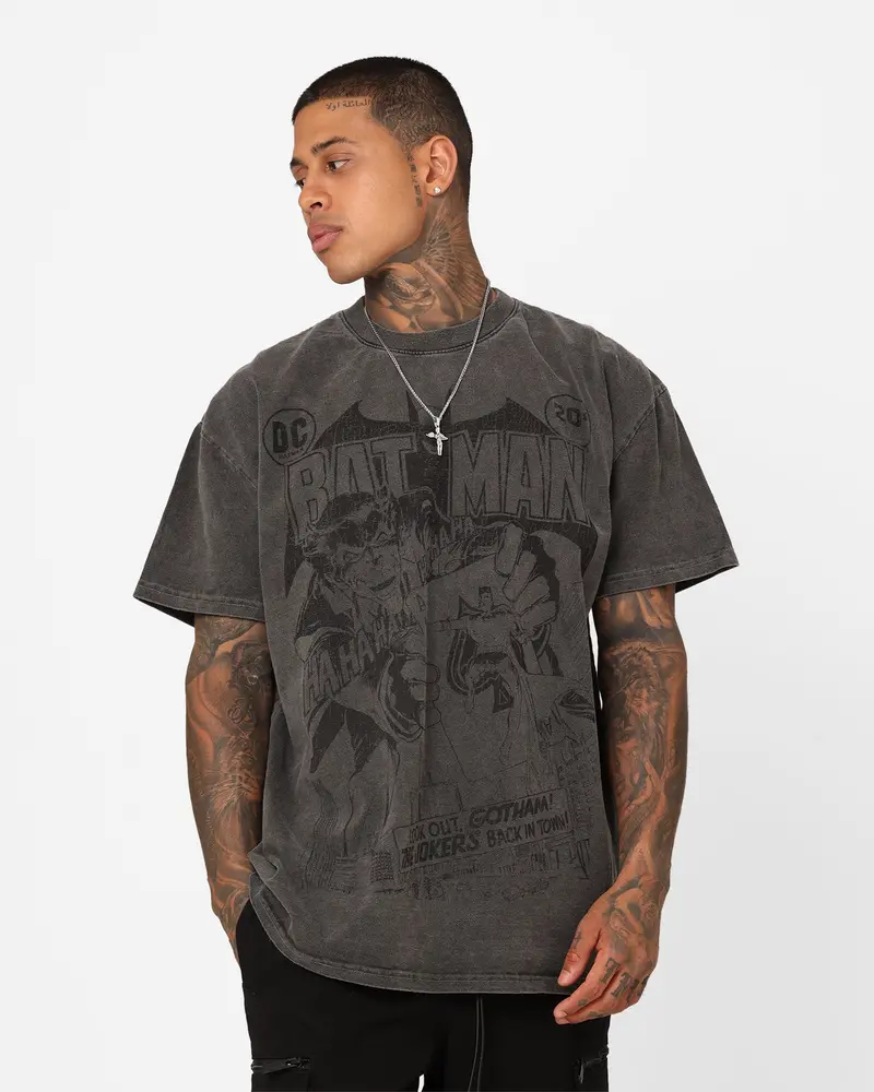 Goat Crew X Dc Batman Issue #251 Heavyweight Vintage T-Shirt Black Wash 1