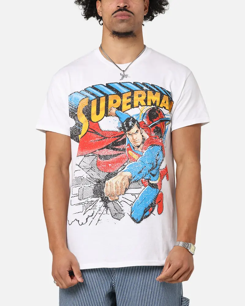 Goat Crew X Dc Superman Man Of Steel T-Shirt White 1