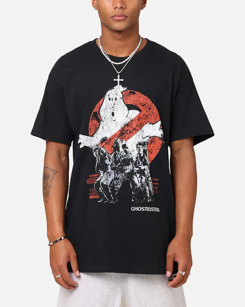 Goat Crew X Ghostbusters Vintage T-Shirt Black 1