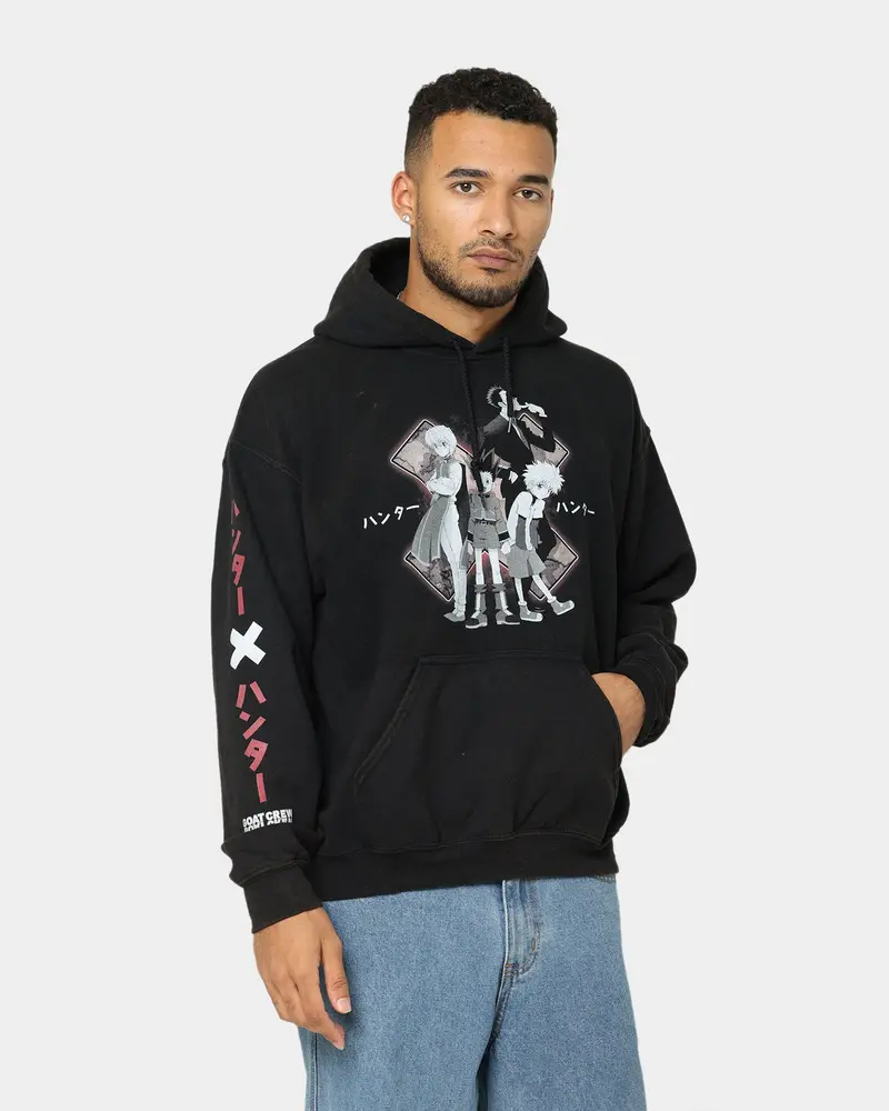 Goat Crew X Hunter X Hunter Vintage Hoodie Black Wash 1