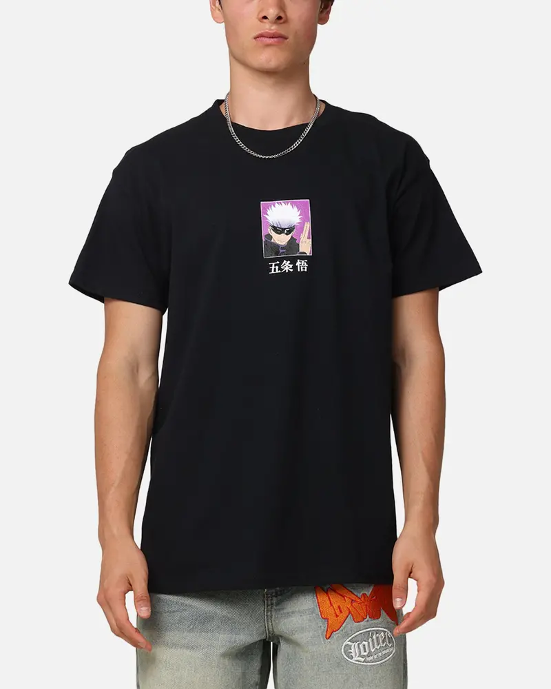 Goat Crew X Jujutsu Kaisen Gojo T-Shirt Black 1