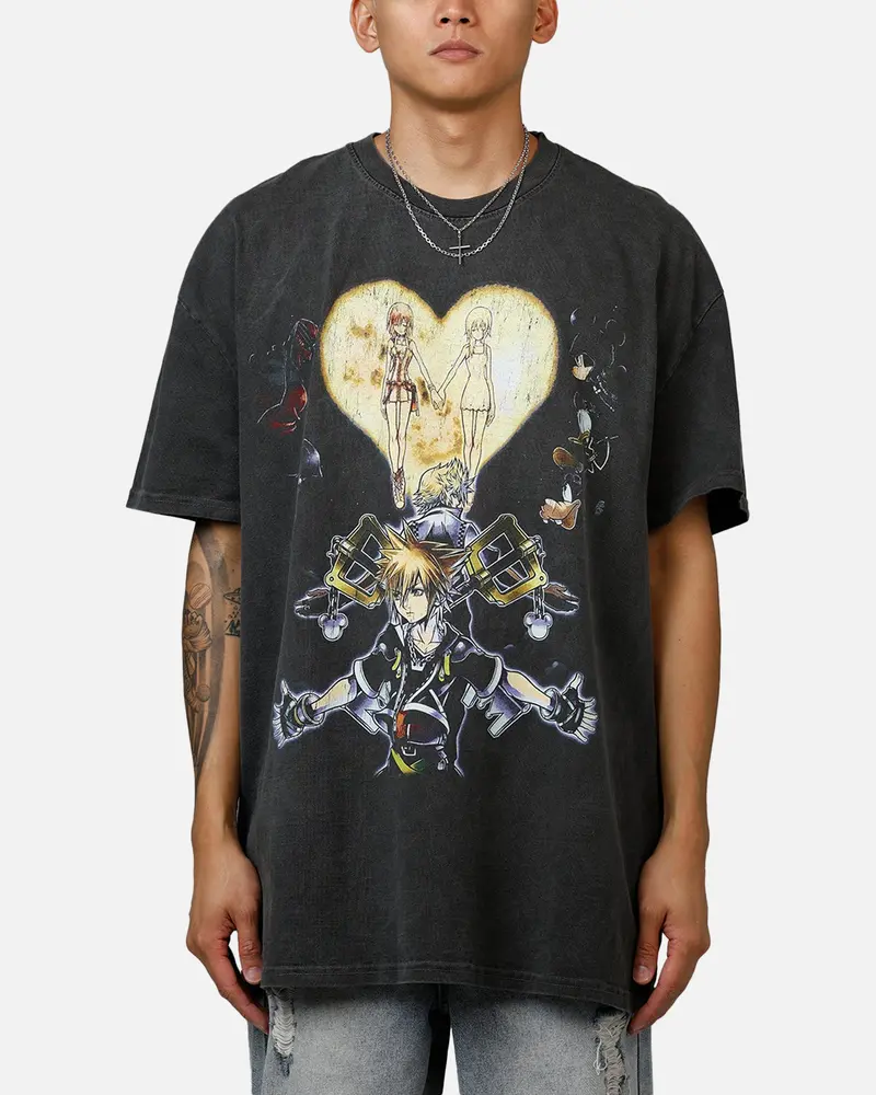 Goat Crew X Kingdom Hearts T-Shirt Black 1