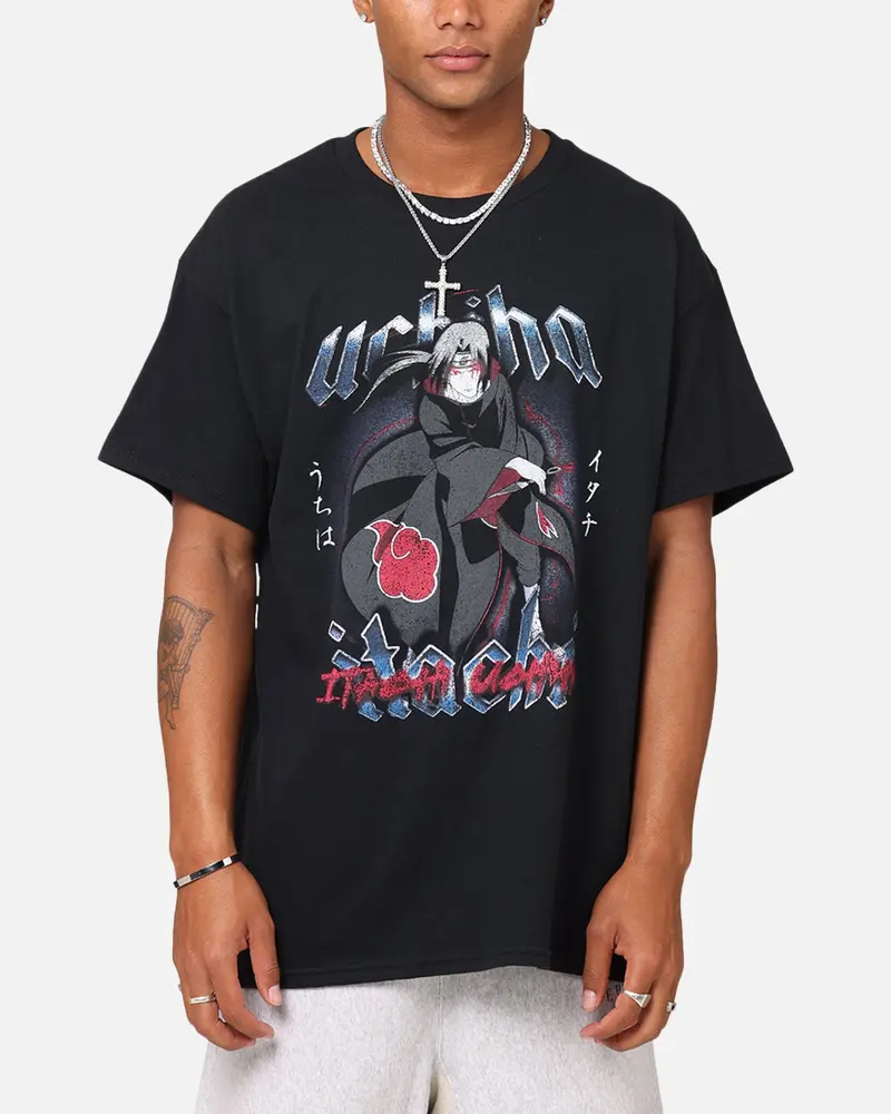 Goat Crew X Naruto Itachi Uchiha T-Shirt Black 1