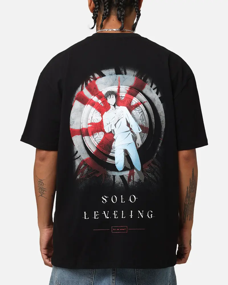 Goat Crew X Solo Leveling Solo Leveling Heavy T-Shirt Black 2