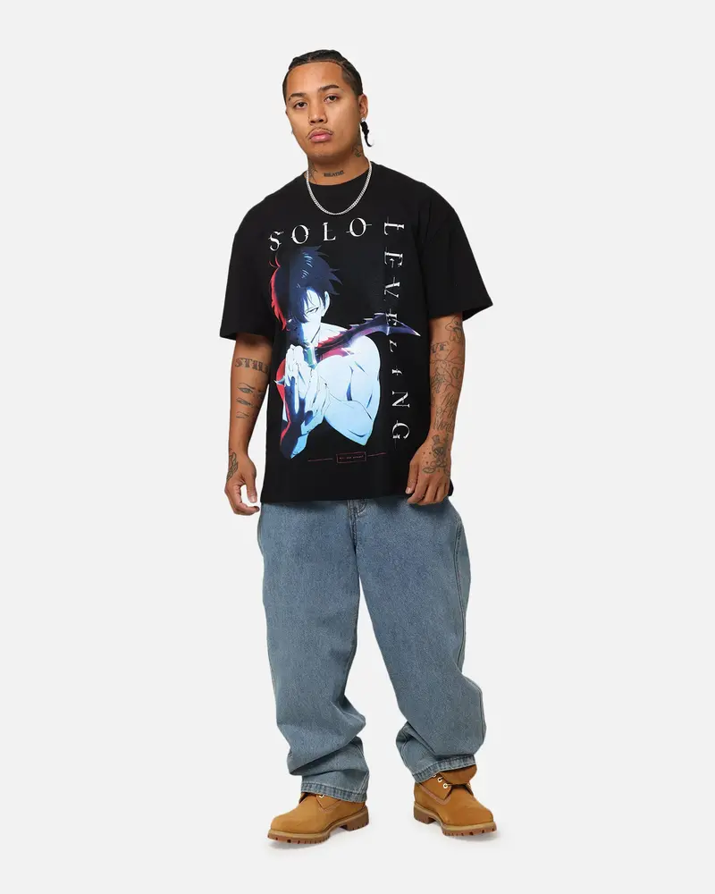 Goat Crew X Solo Leveling Solo Leveling Heavy T-Shirt Black 3