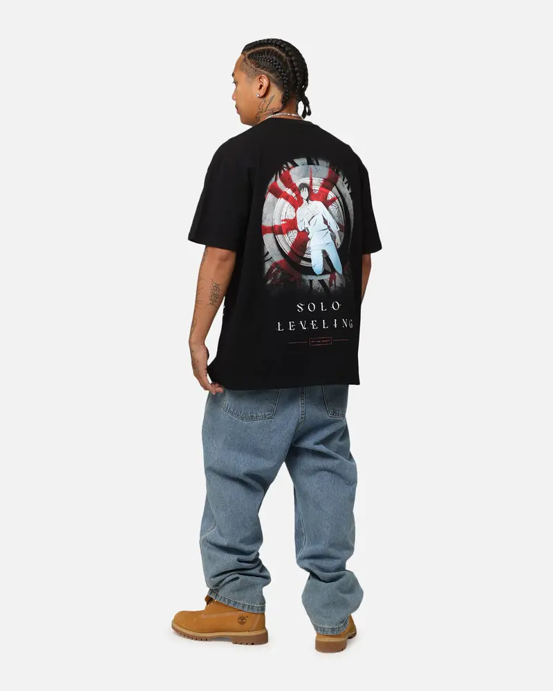 Goat Crew X Solo Leveling Solo Leveling Heavy T-Shirt Black 4