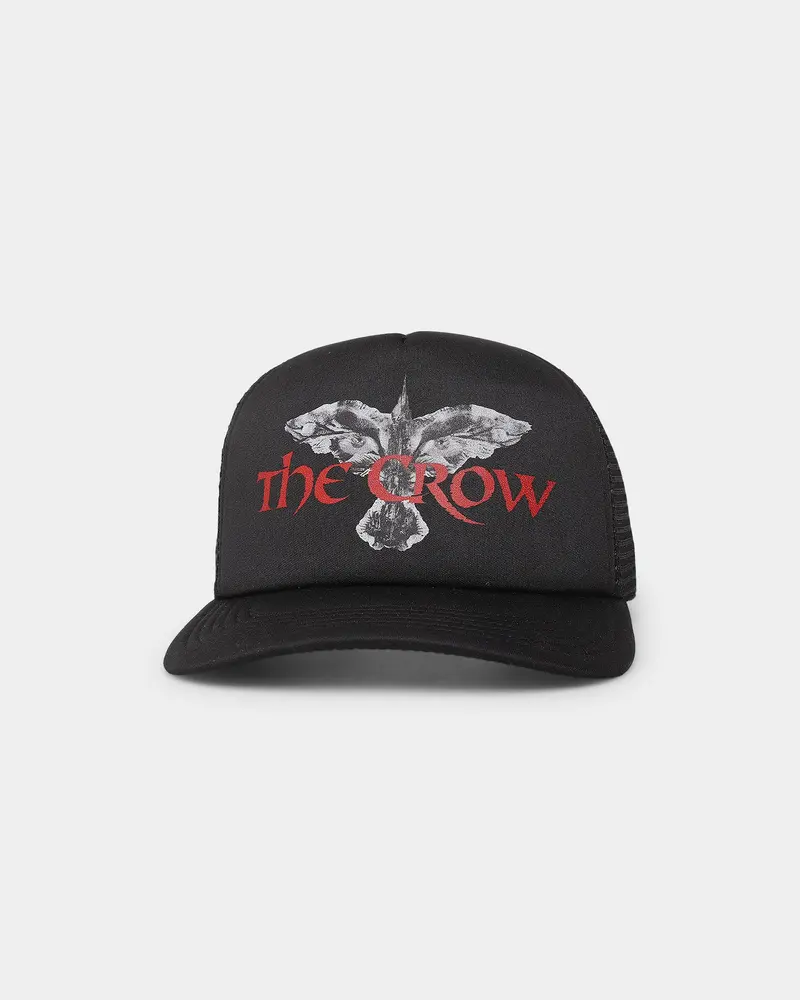 Goat Crew X The Crow The Crow Trucker Snapback Black/Black 1