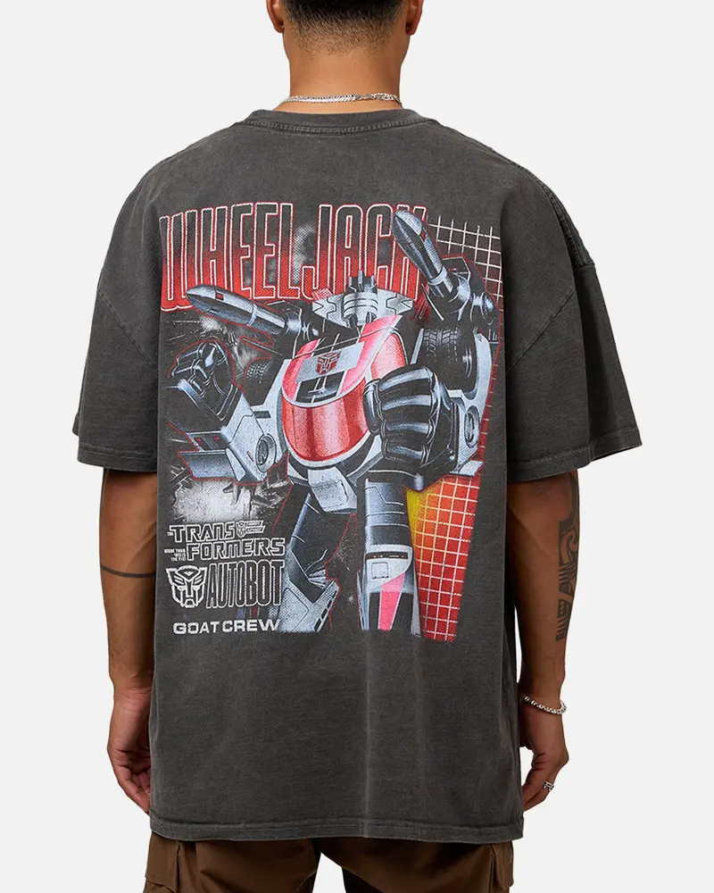 Goat Crew X Transformers Wheeljack T-Shirt Black Wash 1