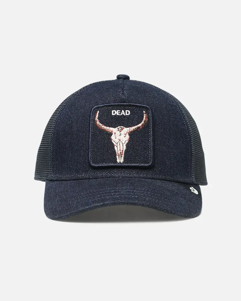 Goorin Bros Denim Dead Trucker Snapback Dark Denim 1