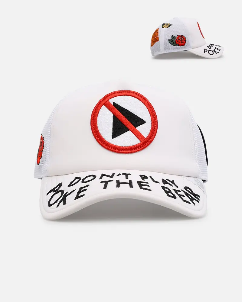 Goorin Bros Poke The Bear Trucker Snapback White 1