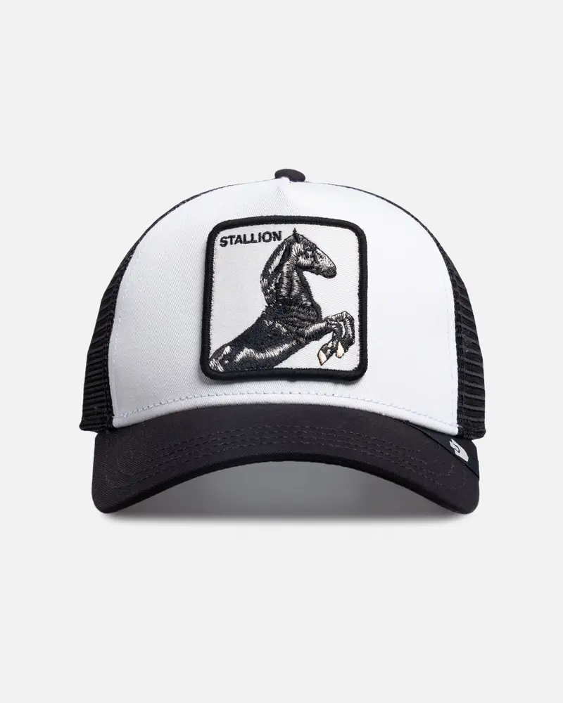 Goorin Bros Stallion Trucker Snapback White/Black 1