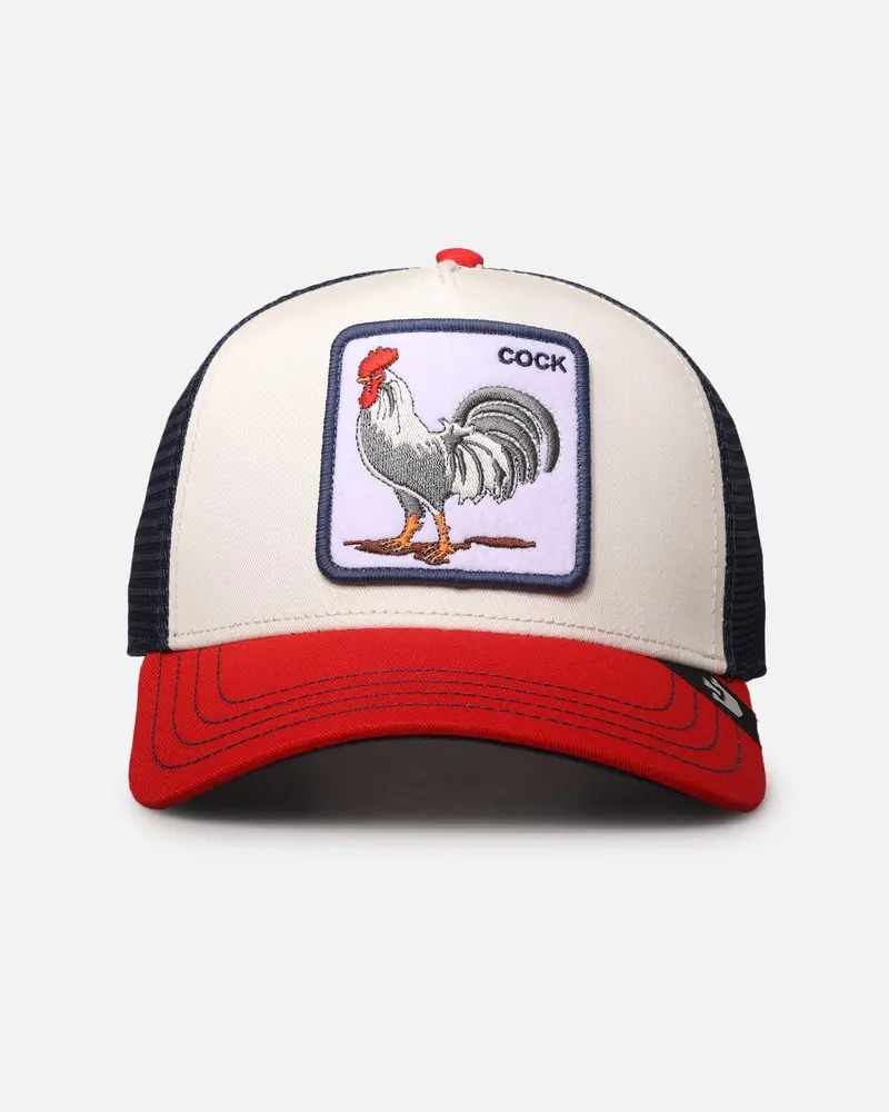 Goorin Bros Team Rooster Trucker Snapback White/Red 1