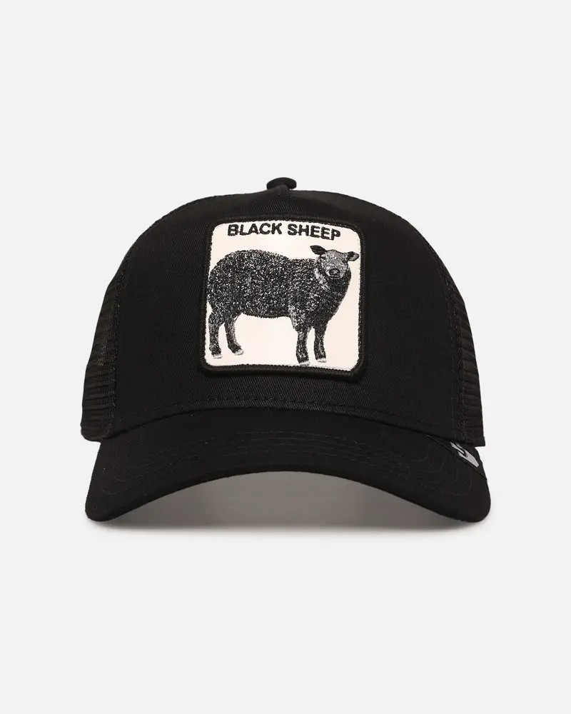 Goorin Bros The Black Sheep Trucker Snapback Black 1