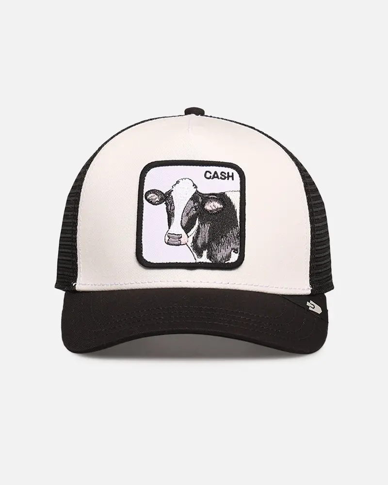 Goorin Bros The Cash Cow Trucker Snapback Off White/Black 1