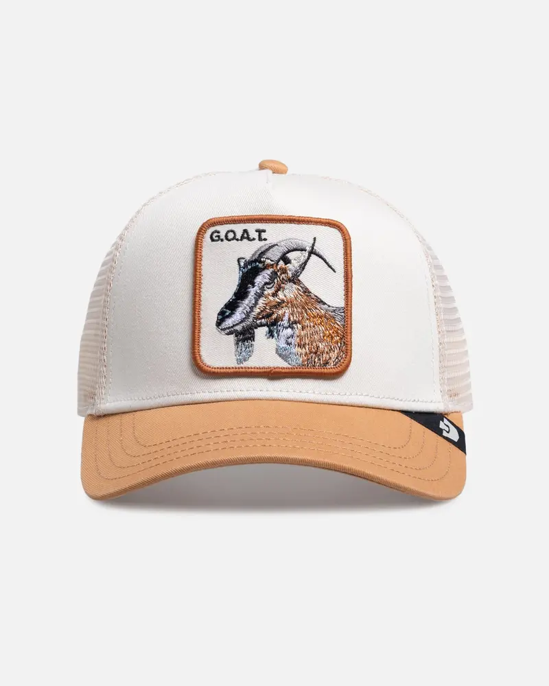 Goorin Bros The Goat Trucker Snapback White/Gold 1