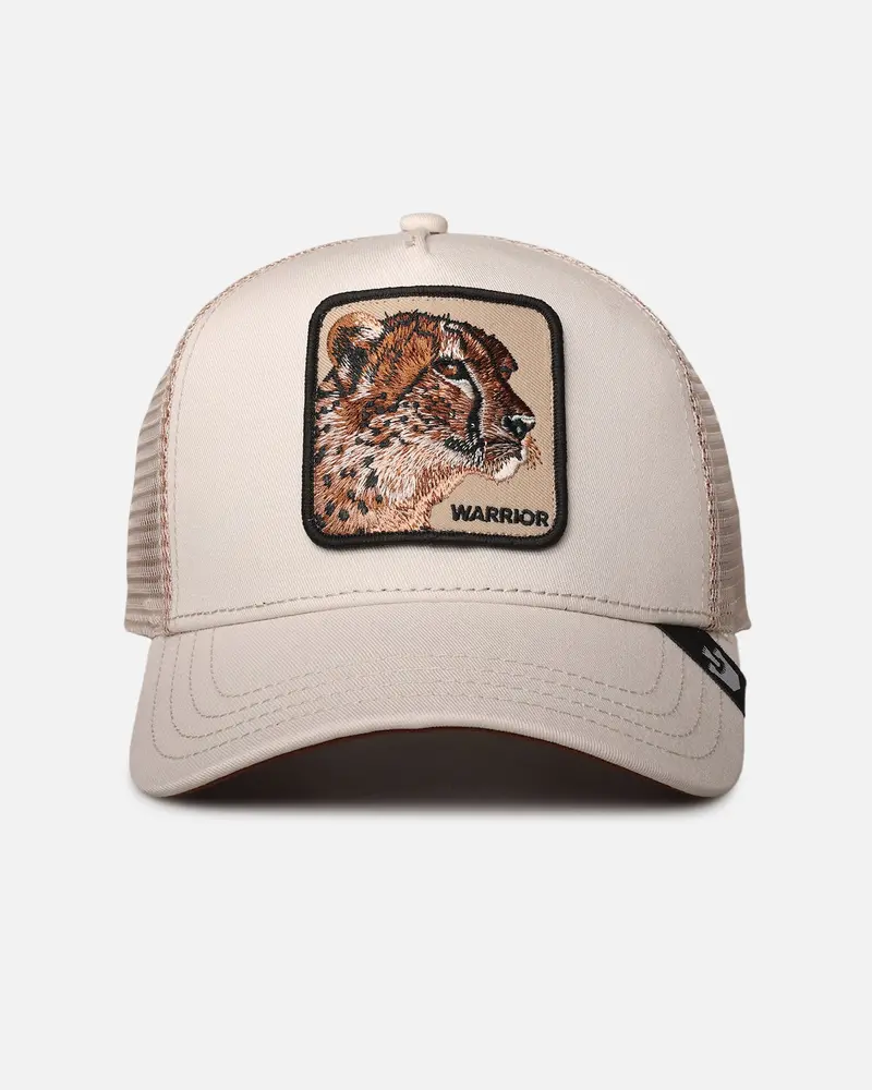 Goorin Bros The Warrior Cheetah Trucker Snapback Cream 1