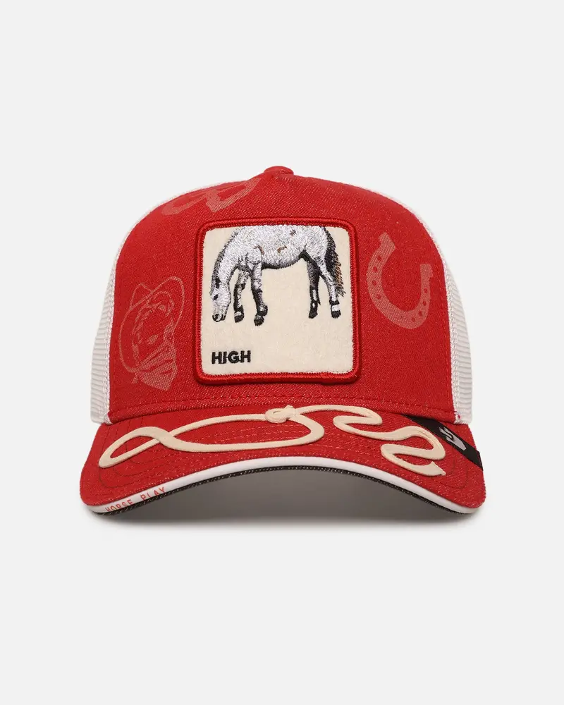 Goorin Bros Way Up Trucker Snapback Red 1