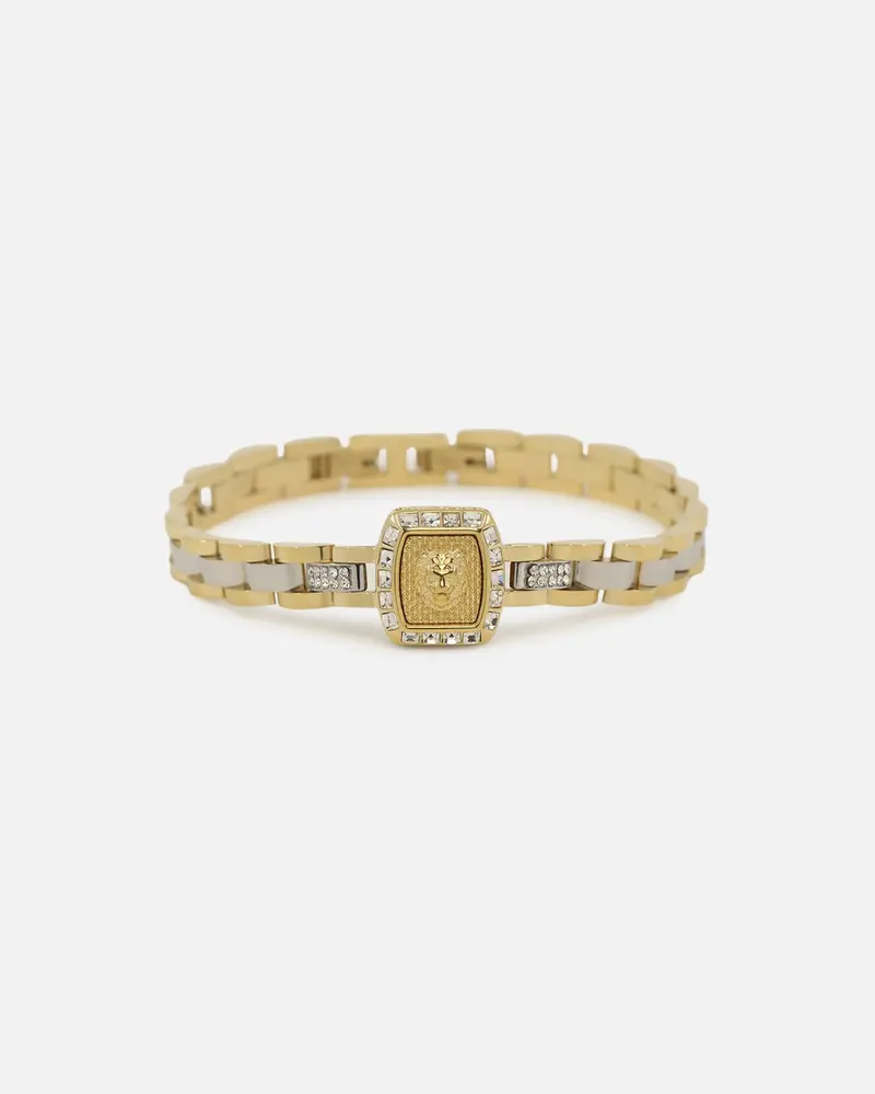 Guess Mainline 16Mm Lion Crystal Bracelet Gold 1