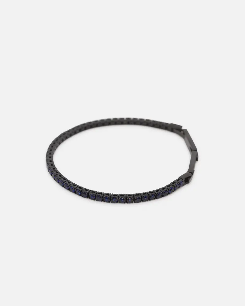 Guess Mainline Blue Tennis Logo Bracelet Multi 1