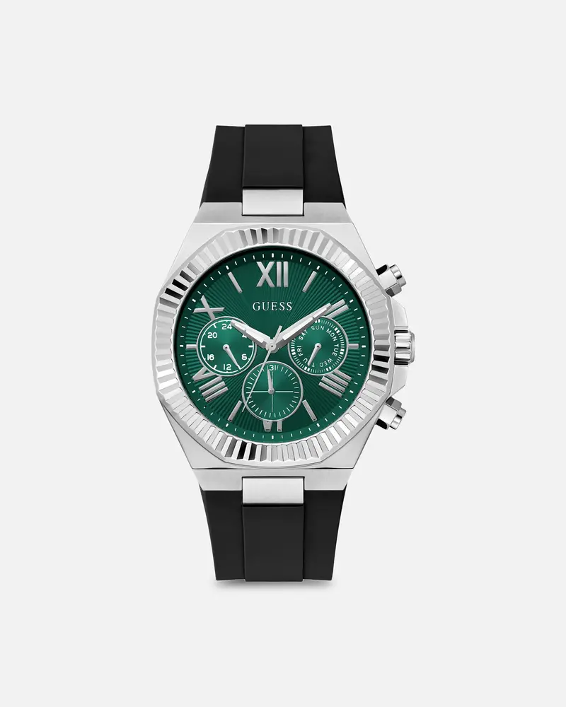Guess Mainline Equity Watch Silver/Green 1