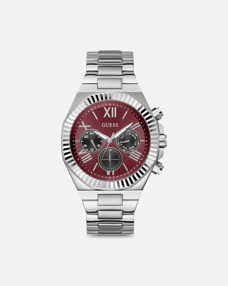 Guess Mainline Equity Watch Silver/Red 1