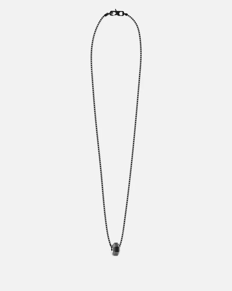 Guess Mainline Exagon 26" Charm Necklace Steel 1