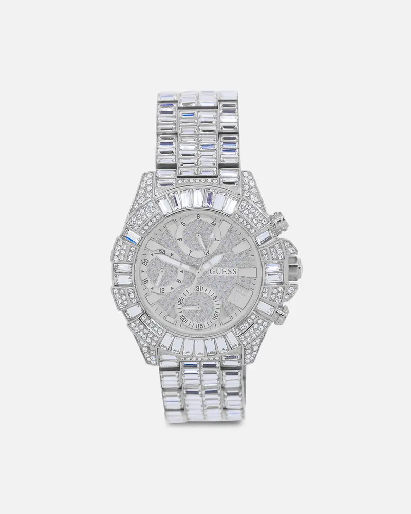 Guess Mainline Iconic 40Th Watch Silver/Crystal 1
