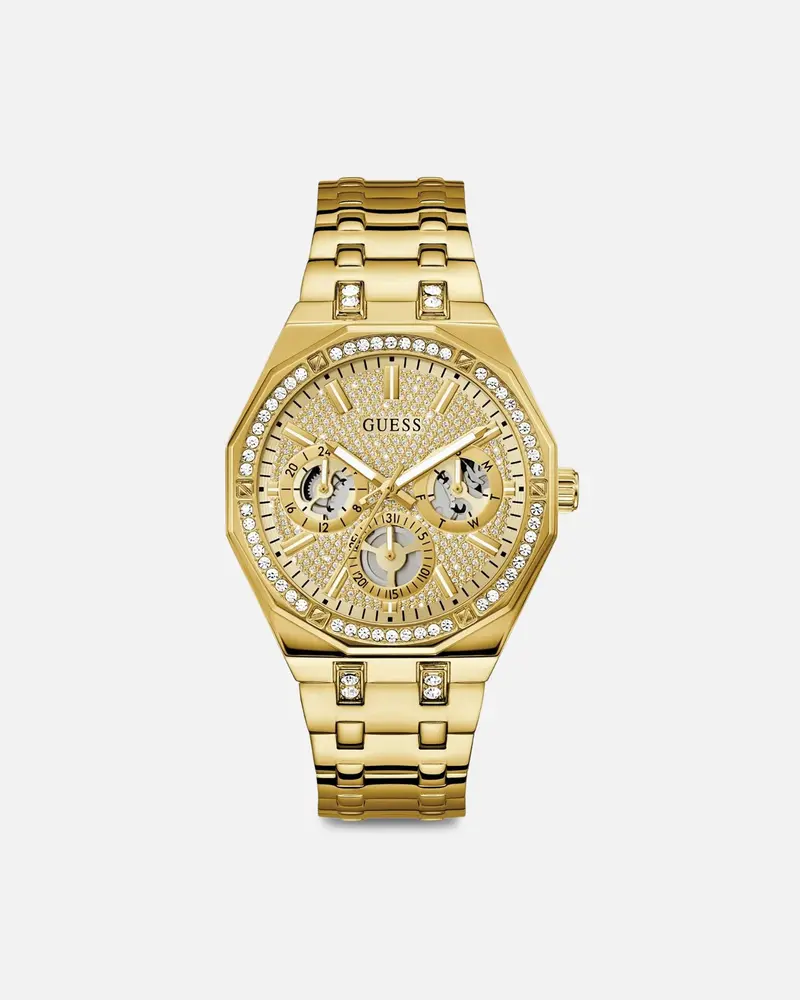 Guess Mainline Kryptonite Glitz Bracelet Watch Gold 1