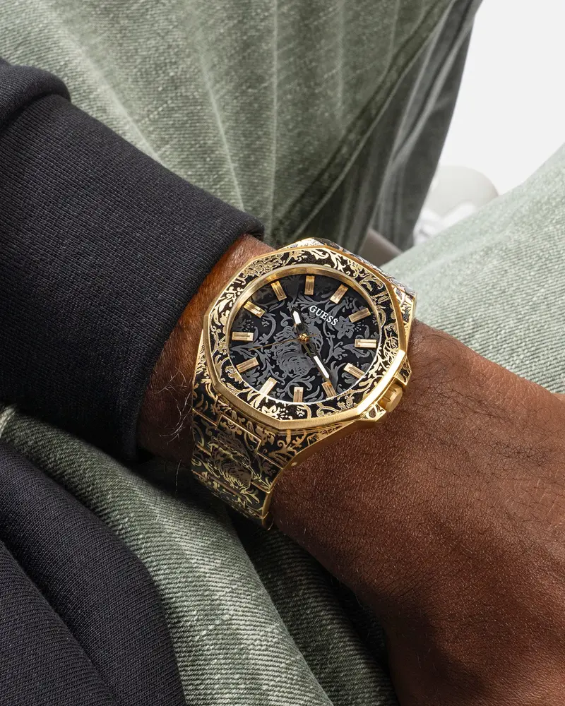 Guess Mainline Roar Watch Gold/Black 1