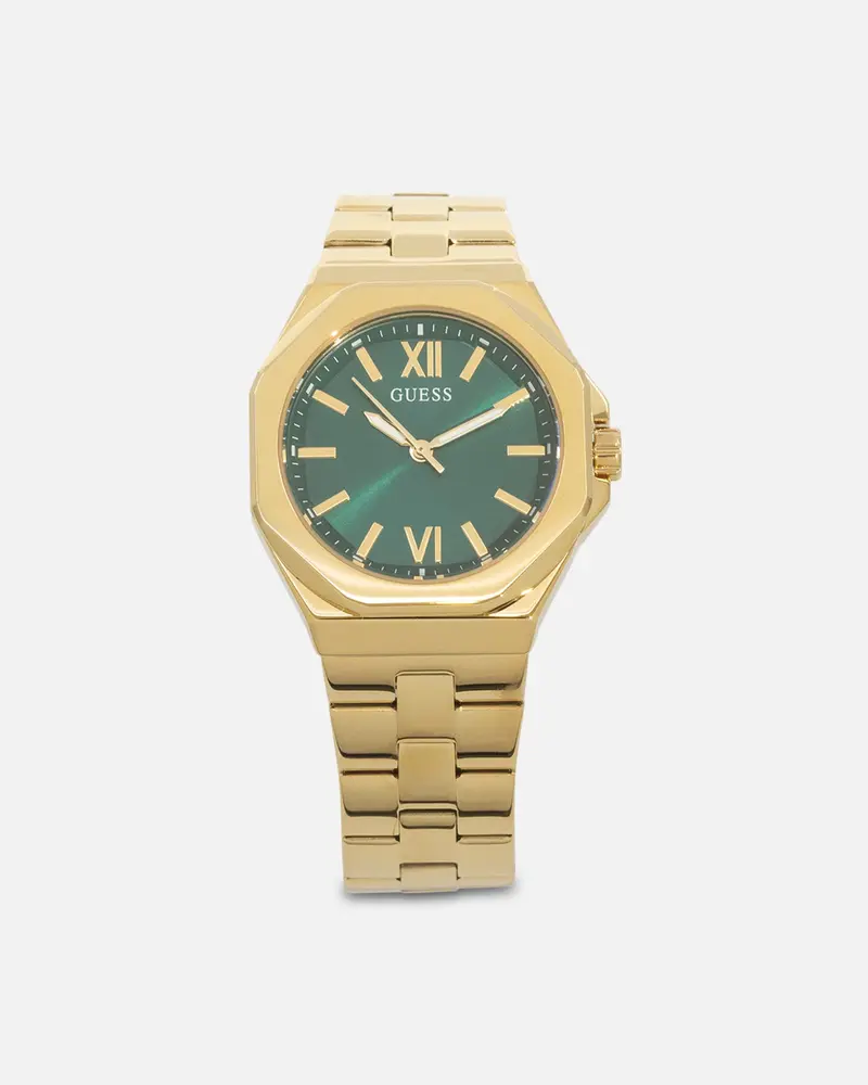Guess Mainline Women's Empress Bracelet Watch Gold/Green 1
