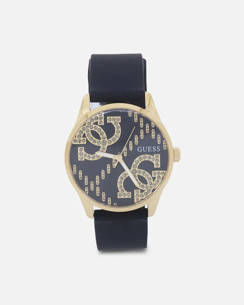 Guess Mainline Women's G Stitch Watch Black/Gold 1