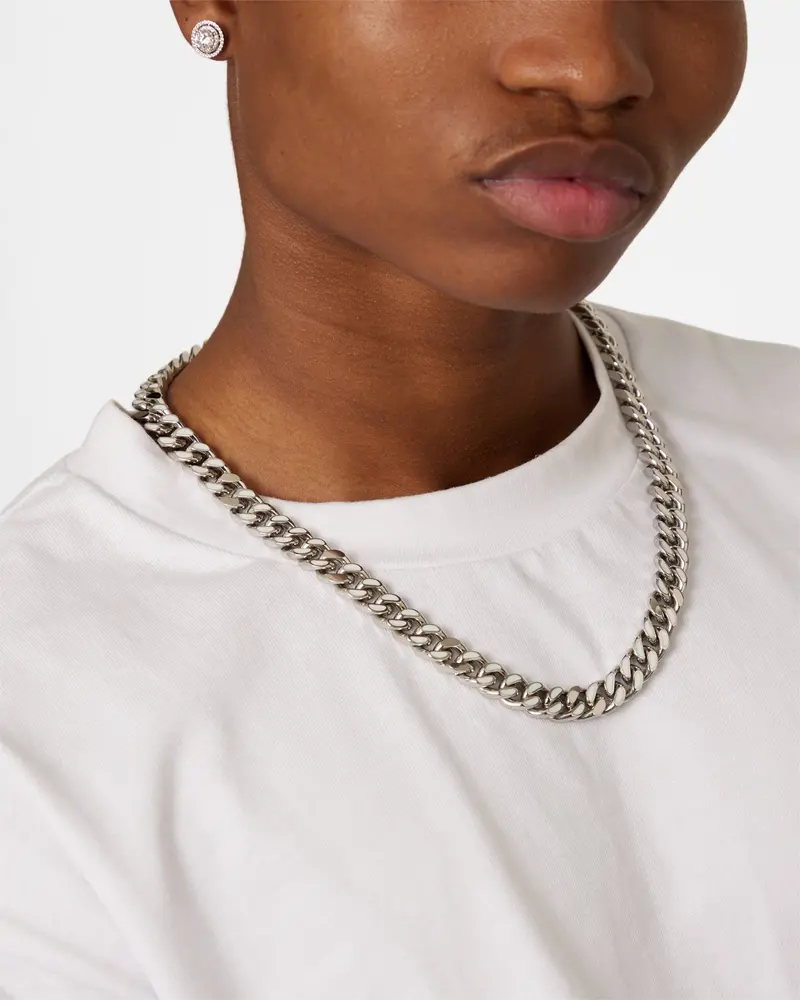 Guess Mainline X Culture Kings Glow In The Dark Necklace Silver/Glow 1