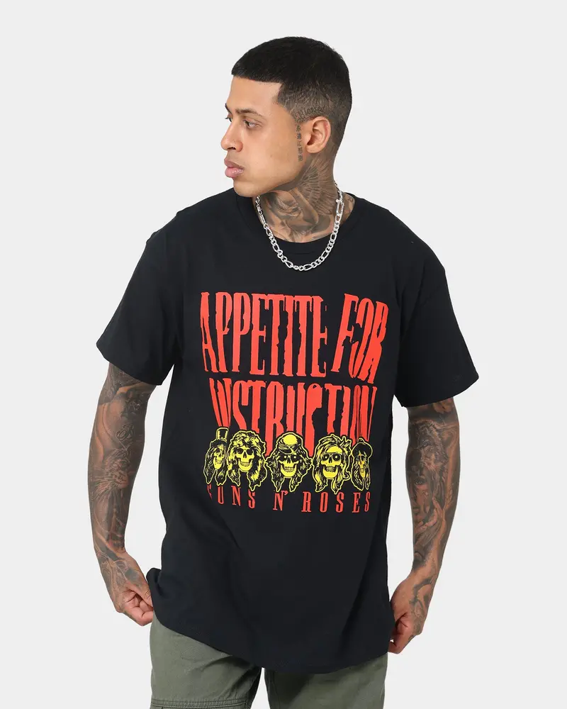 Guns N Roses Appetite Destruction T-Shirt Black 1
