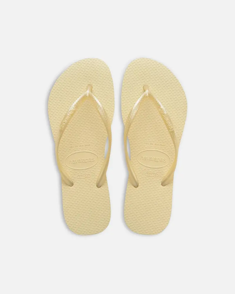Havaianas Women's Slim Basic Thongs Butter 1