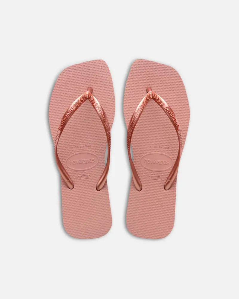 Havaianas Women's Slim Square Thongs Rose 1
