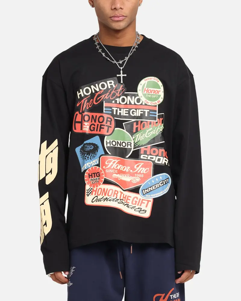 Honor The Gift Fuel Long Sleeve T-Shirt Black 1