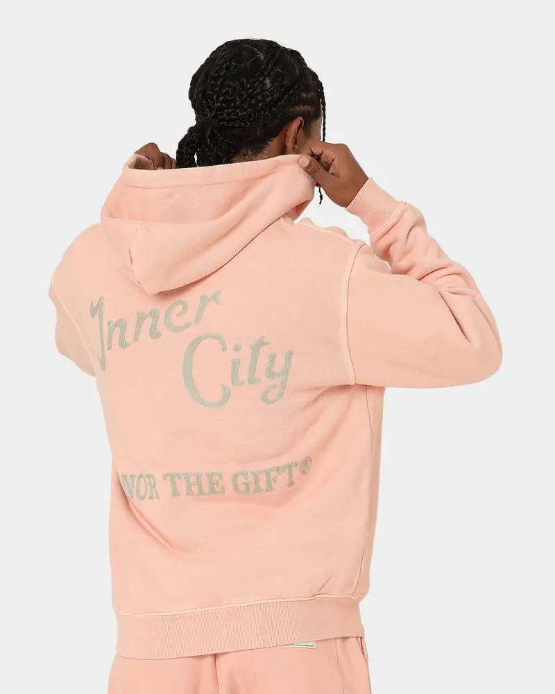 Honor The Gift Neighborhood Hoodie Peach 1