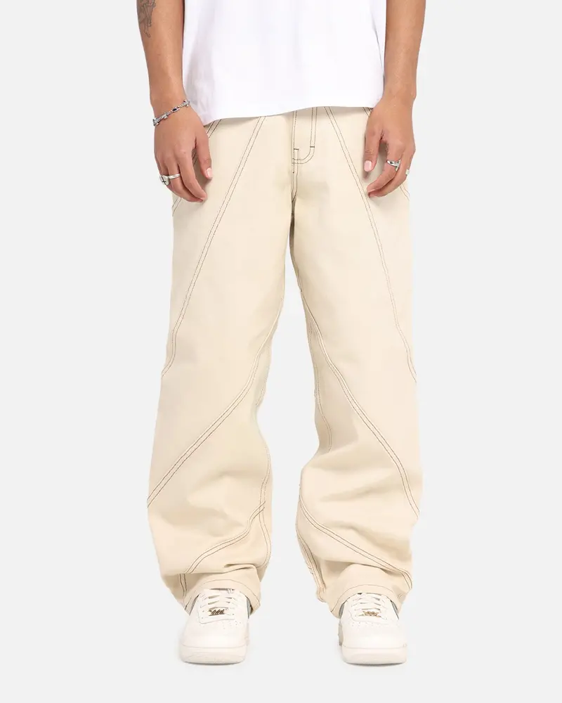 Honor The Gift Racing Panel Pants Bone 1