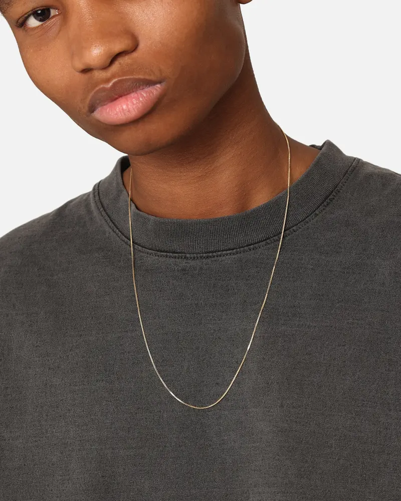 House Of Auric Micro Box Chain 18K Gold Vermeil 1