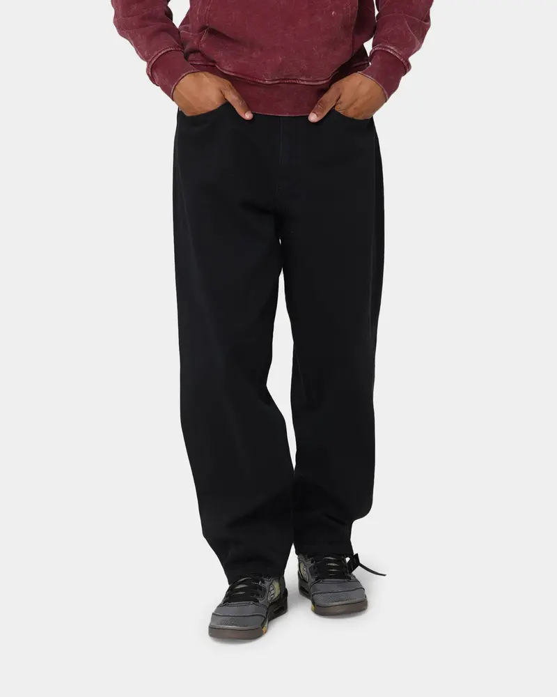 Huf Cromer Sig Pants Washed Black 1
