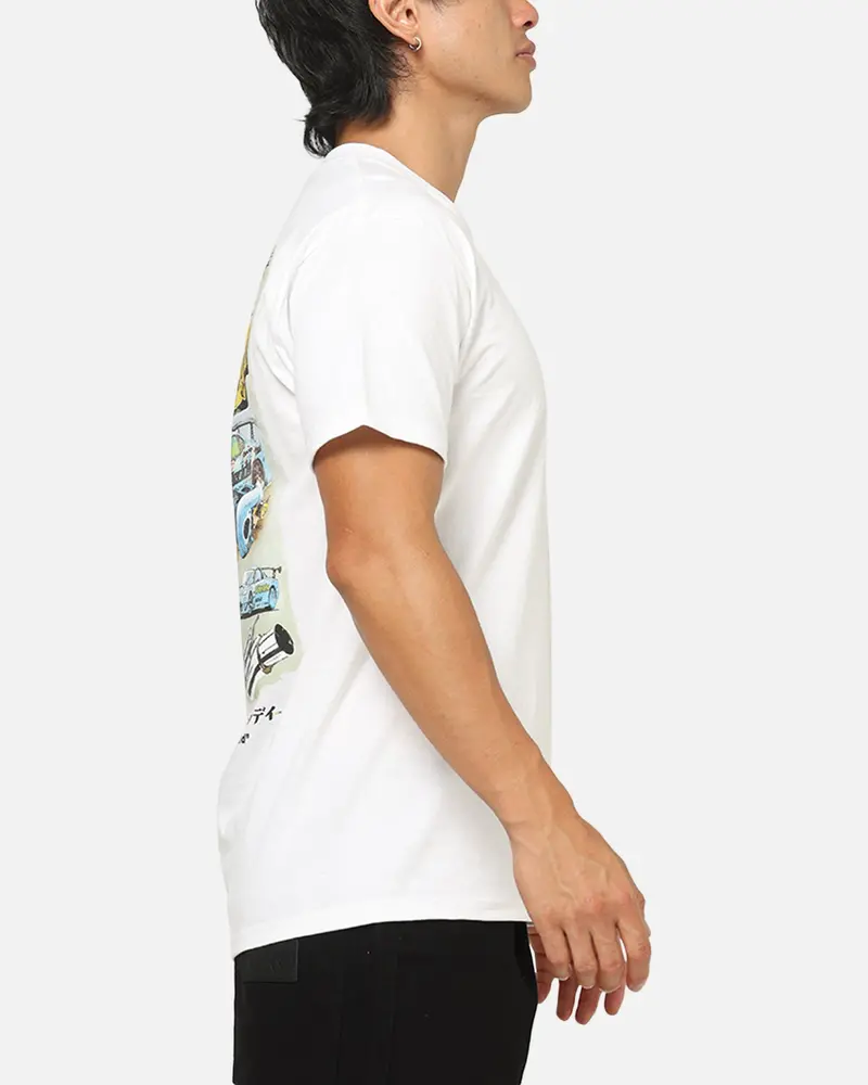 Huf X Greddy Parts T-Shirt White 5